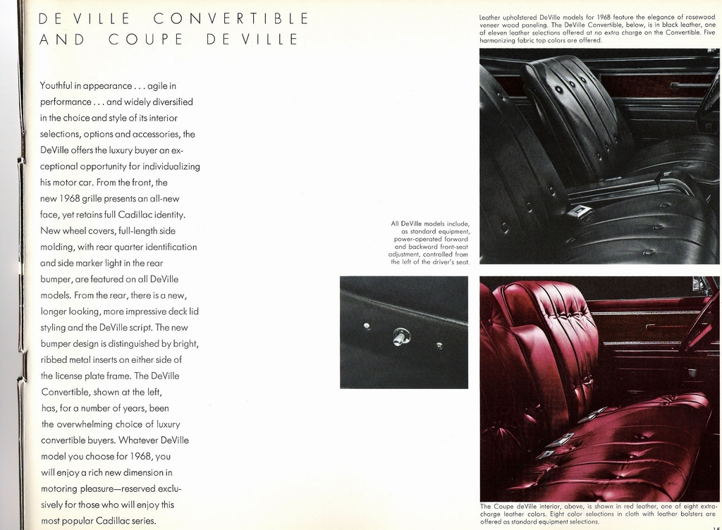 1968 Cadillac Canadian Brochure Page 24